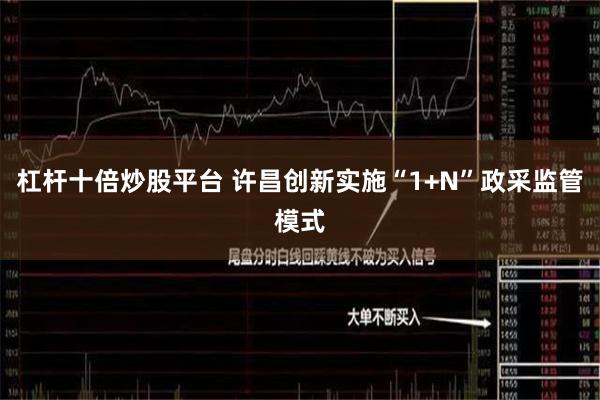杠杆十倍炒股平台 许昌创新实施“1+N”政采监管模式