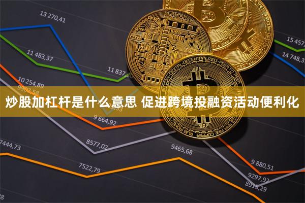 炒股加杠杆是什么意思 促进跨境投融资活动便利化