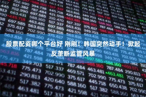 股票配资哪个平台好 刚刚！韩国突然动手！掀起反垄断监管风暴