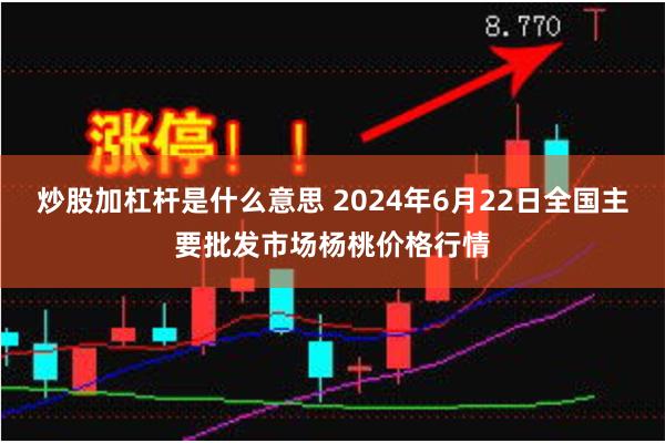 炒股加杠杆是什么意思 2024年6月22日全国主要批发市场杨桃价格行情