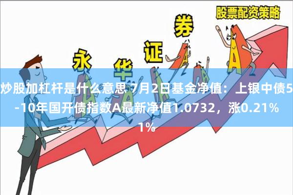 炒股加杠杆是什么意思 7月2日基金净值：上银中债5-10年国开债指数A最新净值1.0732，涨0.21%