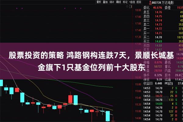 股票投资的策略 鸿路钢构连跌7天，景顺长城基金旗下1只基金位列前十大股东