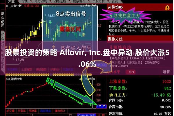 股票投资的策略 Allovir, Inc.盘中异动 股价大涨5.06%