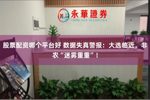 股票配资哪个平台好 数据失真警报：大选临近，非农“迷雾重重”！