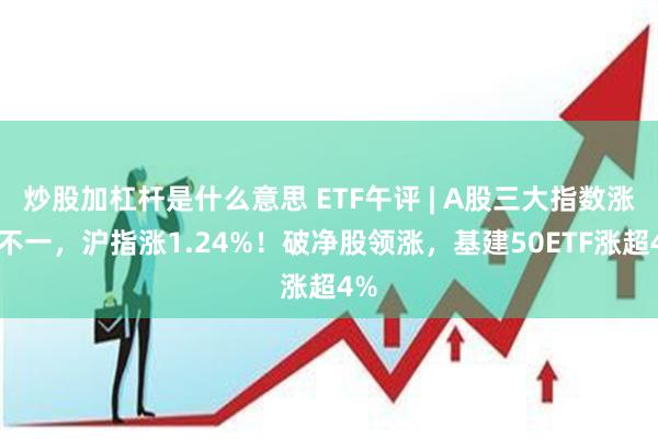 炒股加杠杆是什么意思 ETF午评 | A股三大指数涨跌不一，沪指涨1.24%！破净股领涨，基建50ETF涨超4%