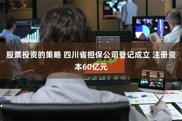 股票投资的策略 四川省担保公司登记成立 注册资本60亿元